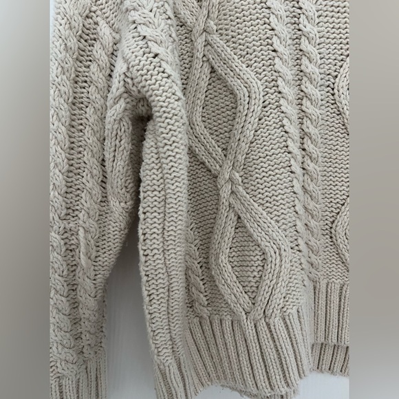 Princess Polly Anaya Oversized Sweater Beige - Picture 3 of 4